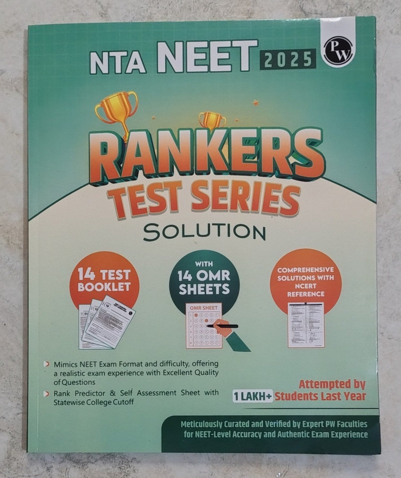 PW rankers Test series (2025 edition) - Second Hand - Bookaao