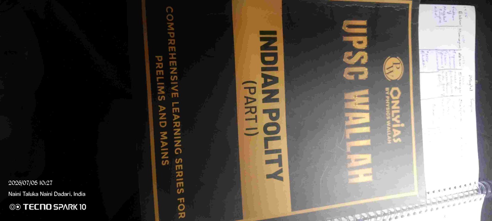 PW UPSC Wallah Indian Polity Part 1 - New Book - Bookaao