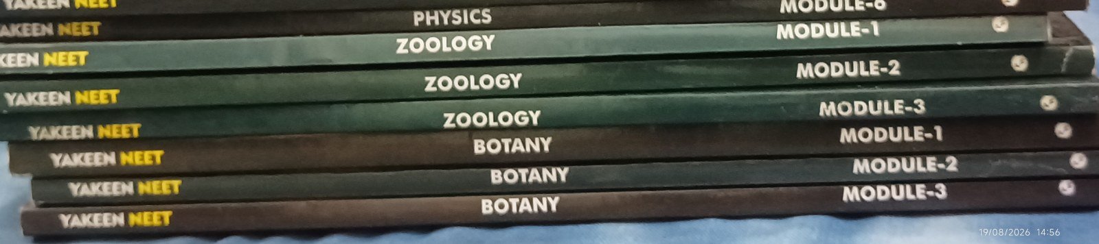 PW Yakeen NEET Botany & Zoology Modules used - Second Hand - Bookaao