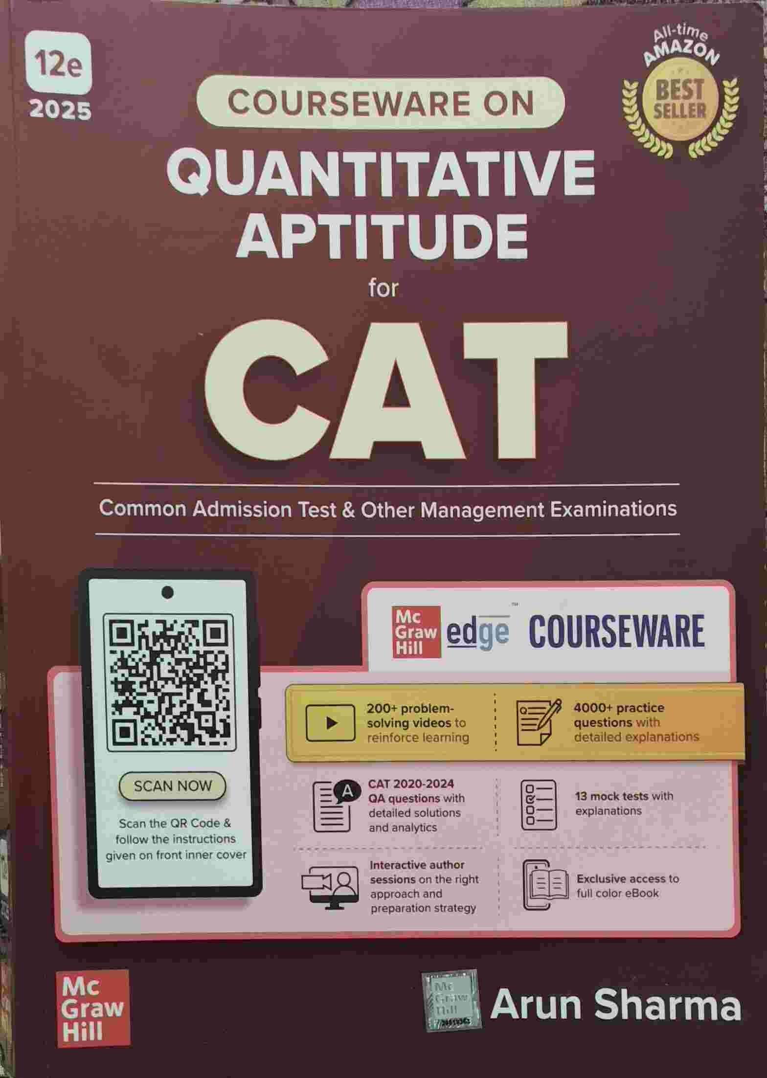 QUANTITATIVE APTITUDE for CAT - New Book - Bookaao