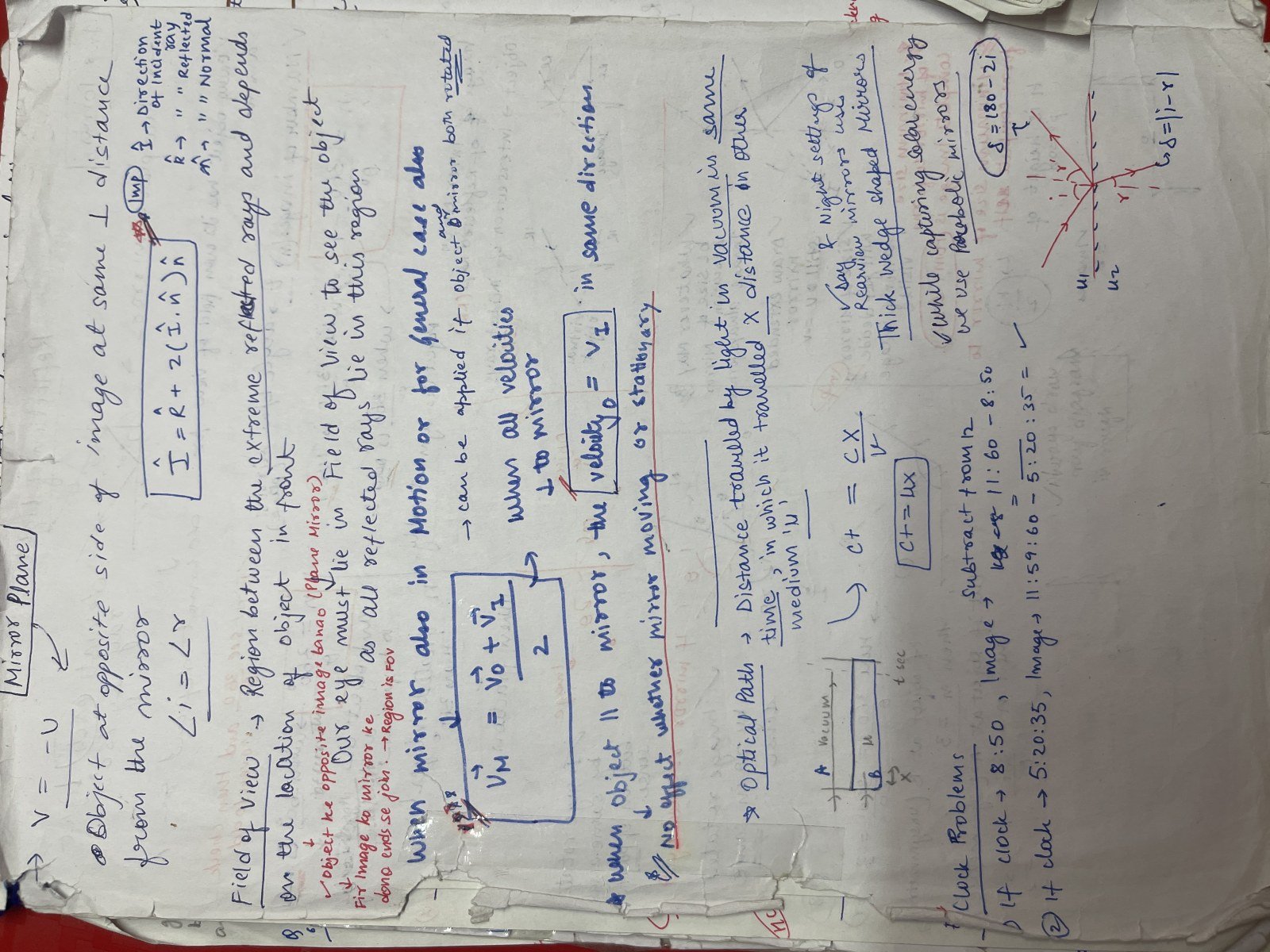 Buy New Ray optics notes by saleem sir in Jammu - Bookaao