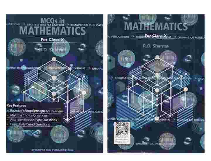 Rd Sharma class 10 mathmatics (25-26) + free MCQ b - New Book - Bookaao