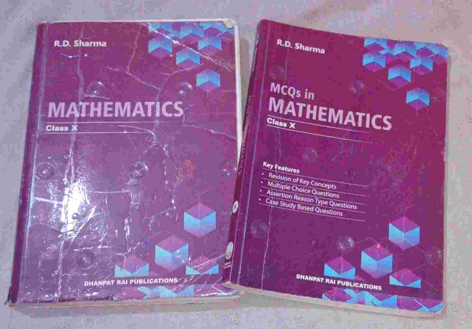 Buy Second Hand RD SHARMA CLASS 1OTH MATHEMATICS + MCQ'S 2024 in Sahibabad - Bookaao