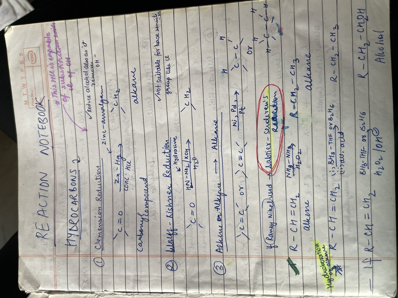 Reaction Notebooks for organic chemistry(JEE NEET) - New Book - Bookaao