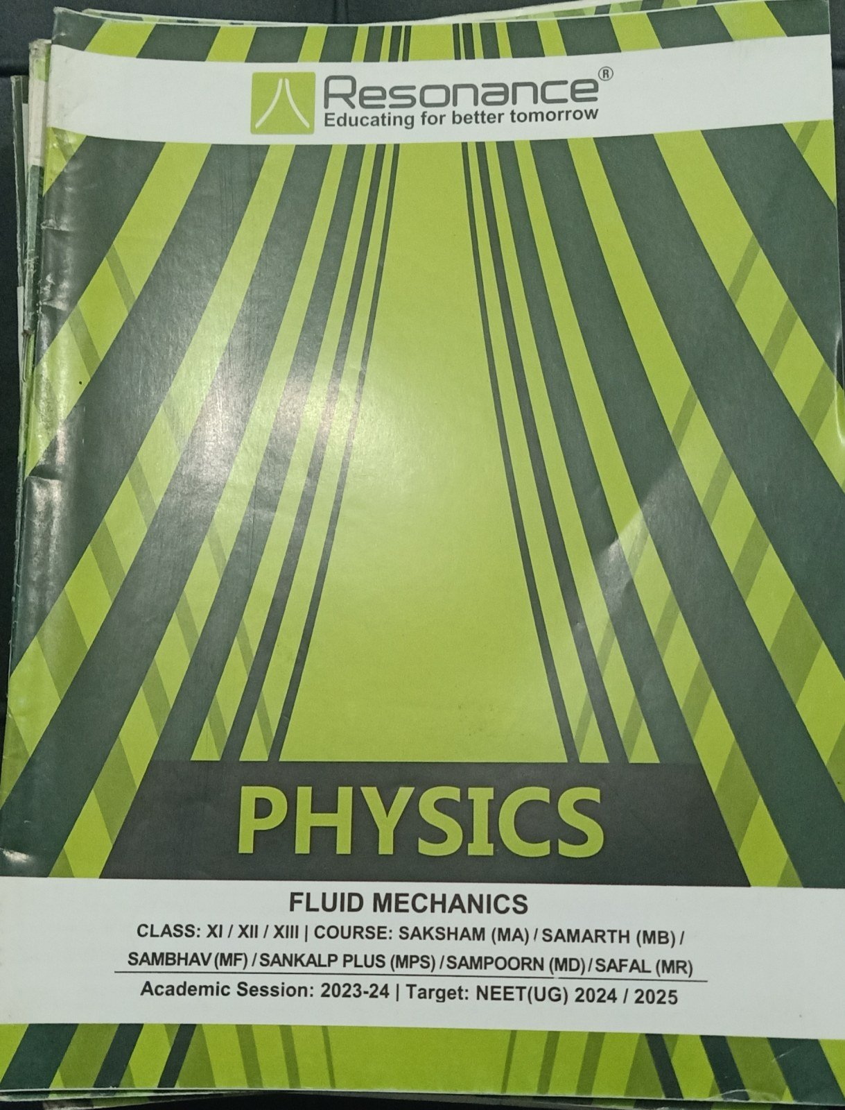Resonance modules of all subjects (PCB) for NEET - Second Hand - Bookaao