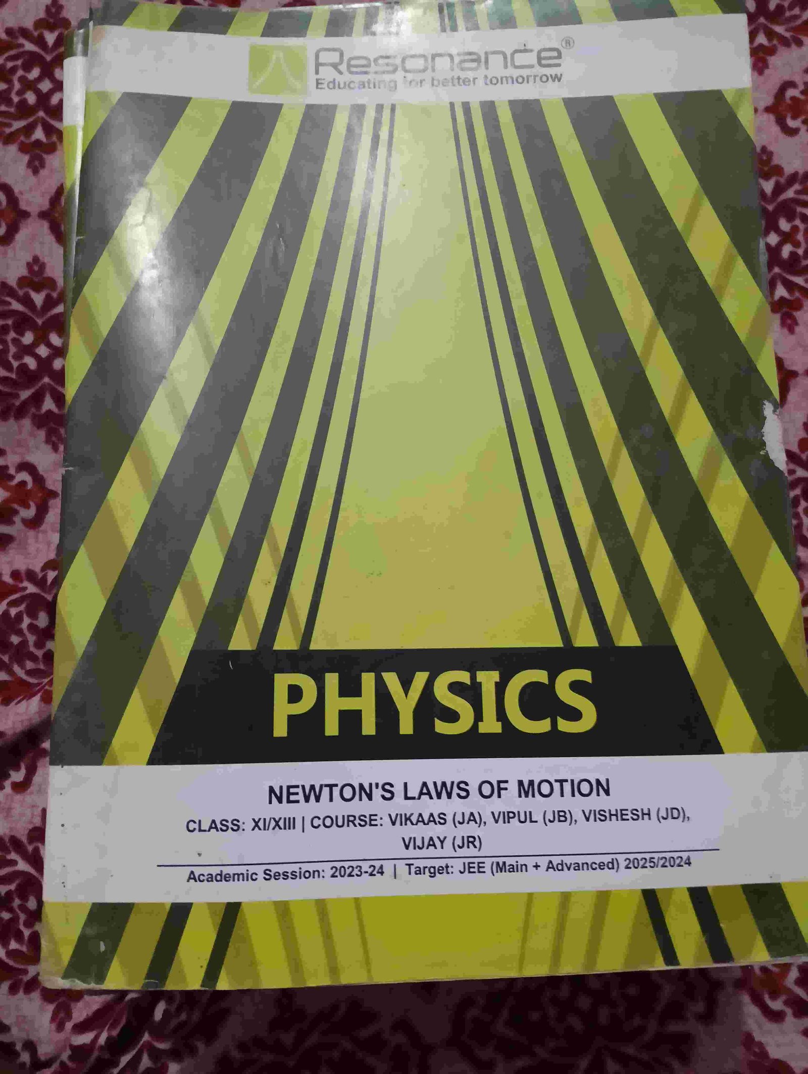 Resonance printed jee modules - Second Hand - Bookaao