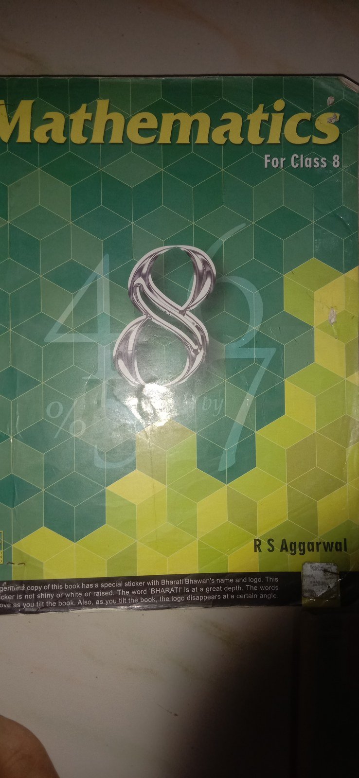 rs agarwal mathematics book for class 8 - Second Hand - Bookaao