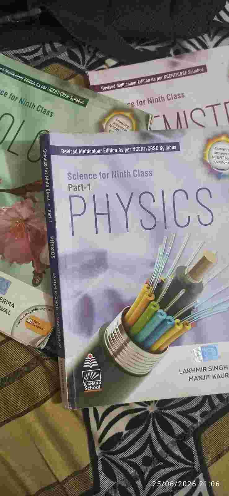 Buy Second Hand S.Chand PHYSICS, CHEMISTRY, BIOLOGY 9TH in jalalabad shajhanpur - Bookaao