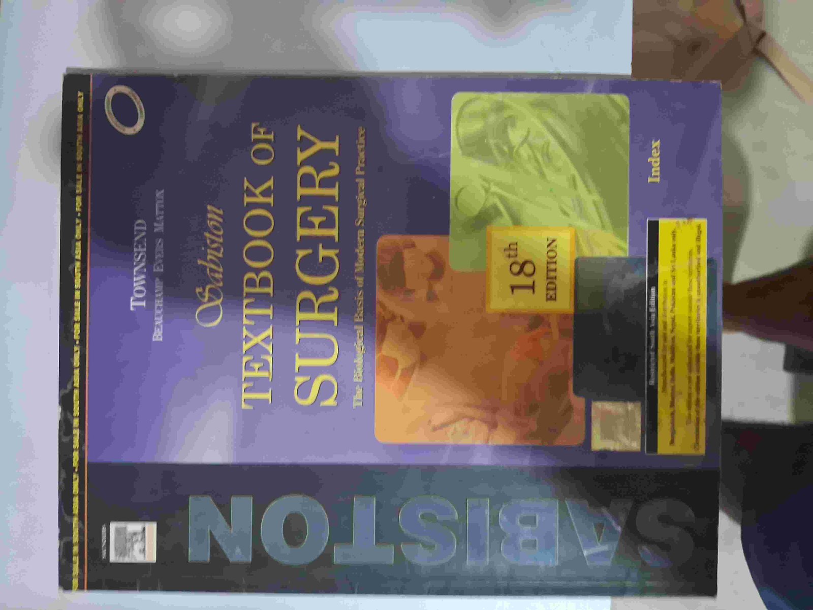 Sabiston Textbook of Surgery - Second Hand - Bookaao