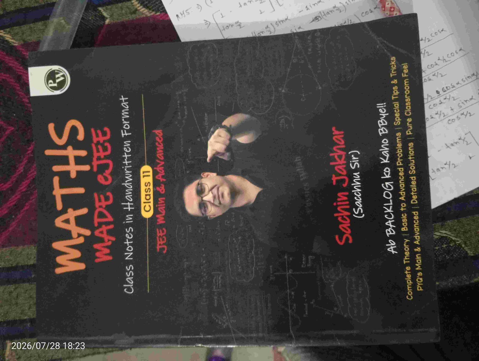 Sachin sir pw 11th math book latest online iit jee - New Book - Bookaao