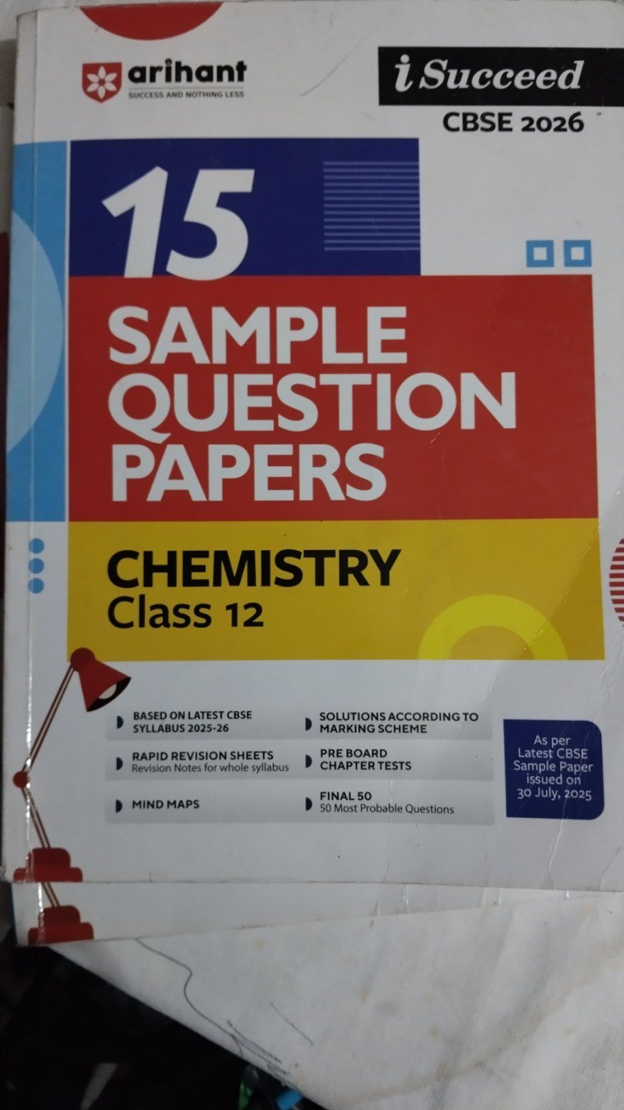 Sample paper chemistry - Second Hand - Bookaao