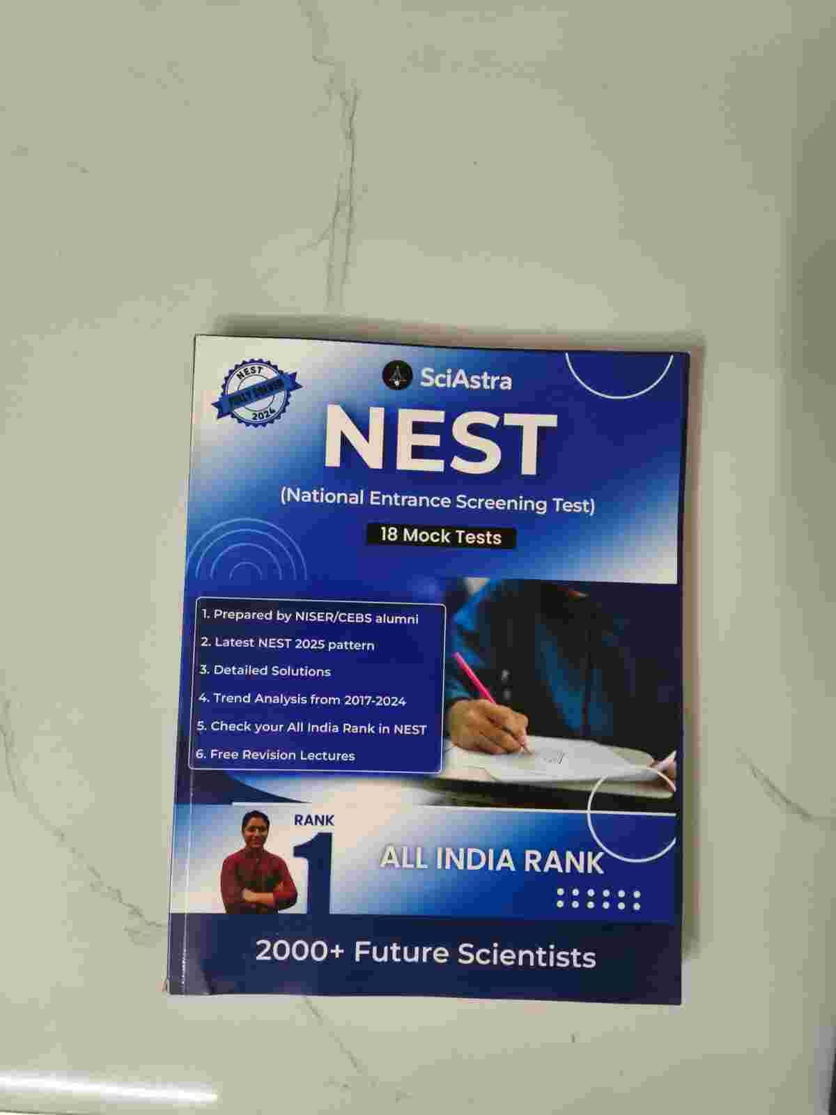 SCIASTRA NISER NEST PREPERATION BOOK QUESTION BANK - Second Hand - Bookaao