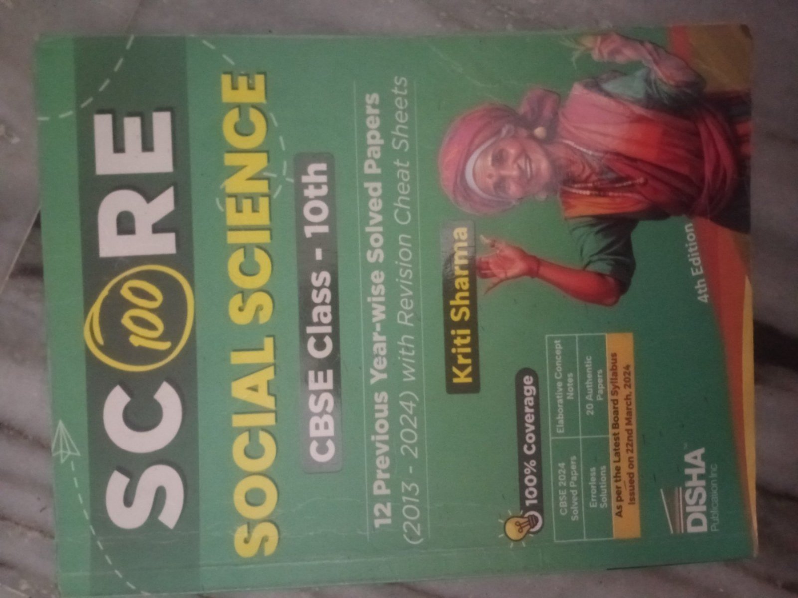 Buy New Social science class10 book with 12 years pyq in Muzaffarnagar - Bookaao