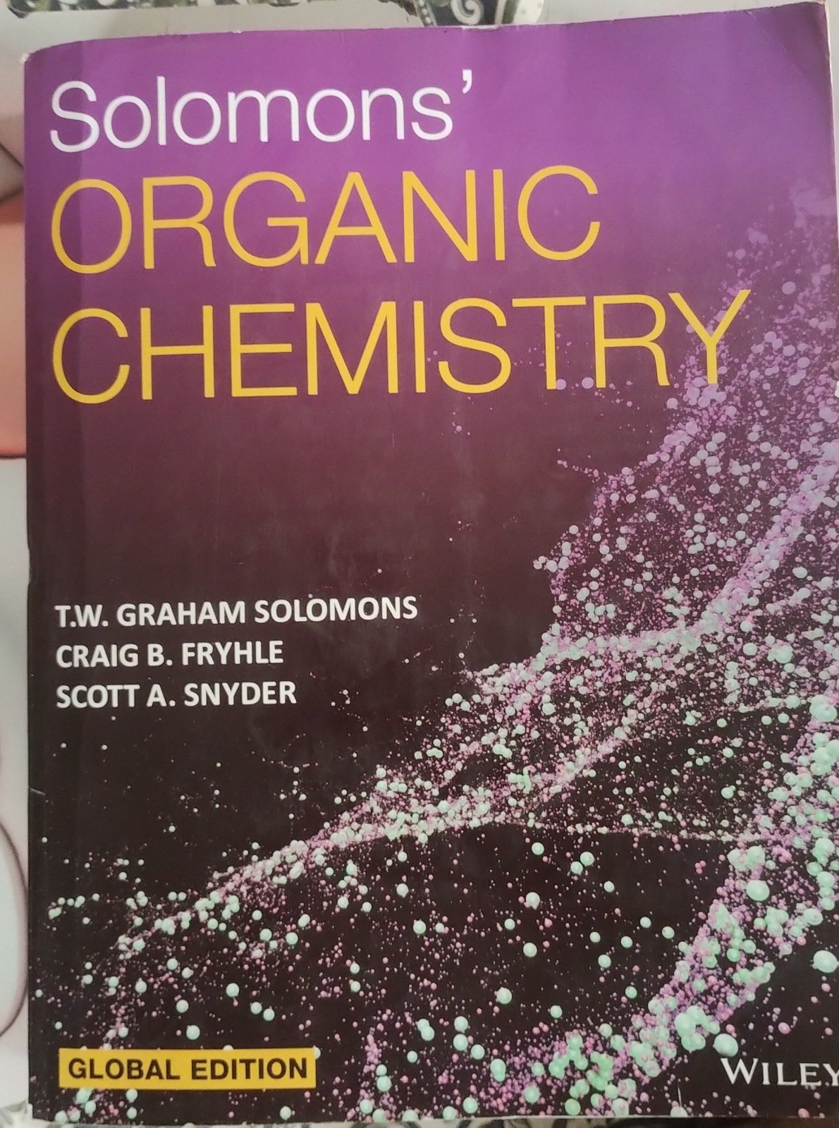 Buy Second Hand Solomons ' Organic Chemistry - Global Edition 2017 in Bolpur - Bookaao