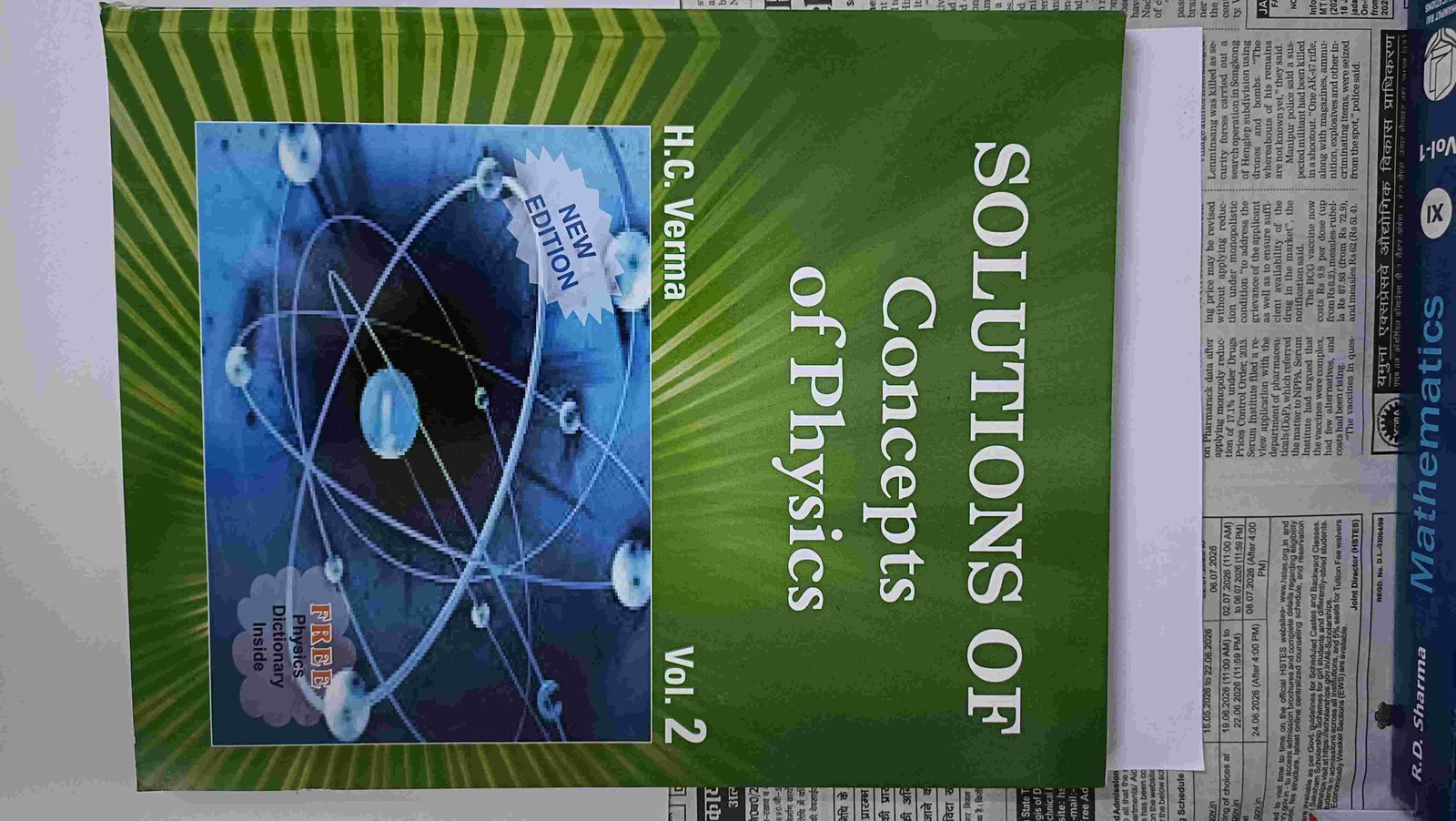 Buy New Solution of Concept of Physics- Vol-2 by H C Verma in New Delhi - Bookaao