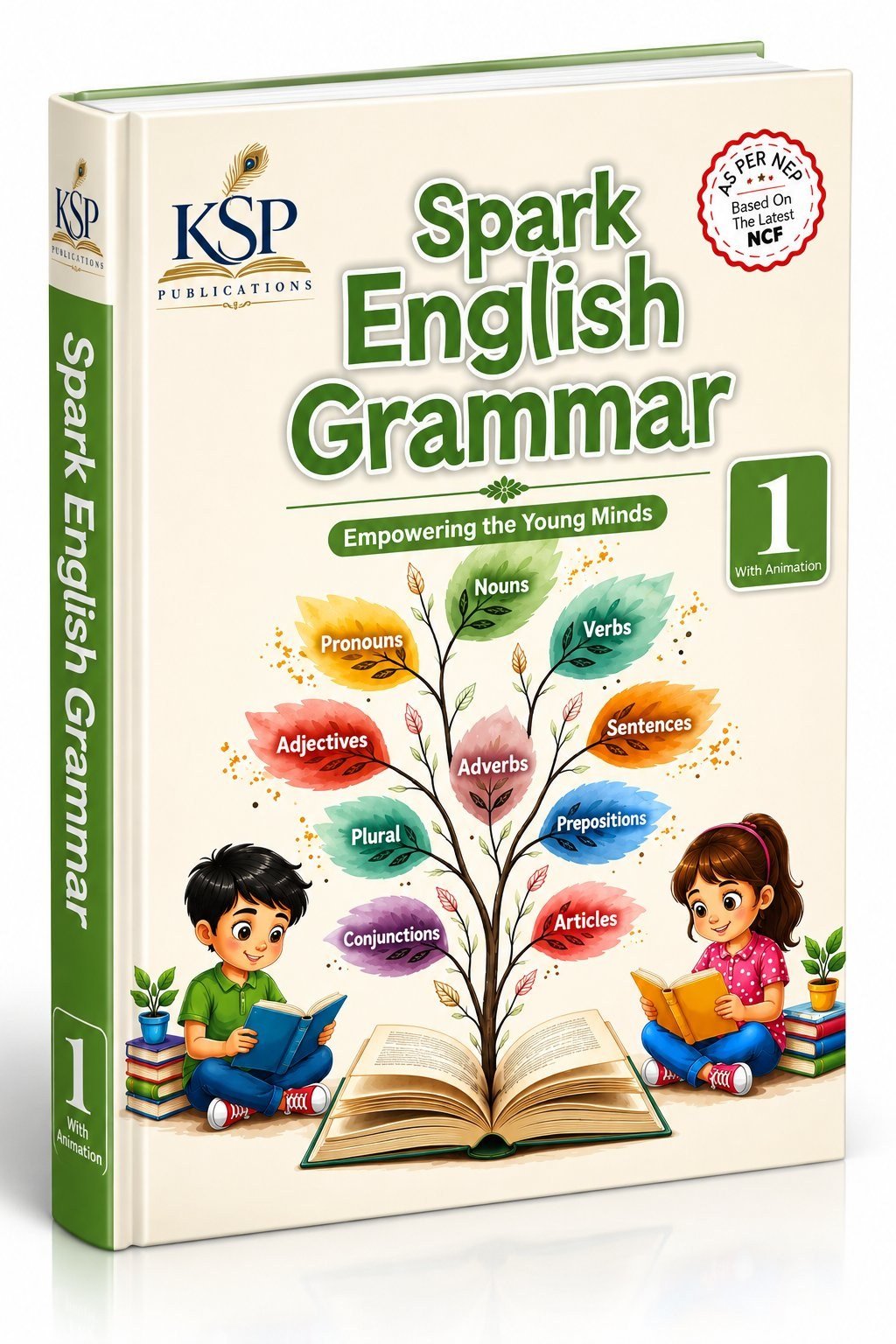 Spark English Grammar Class 1 - New Book - Bookaao