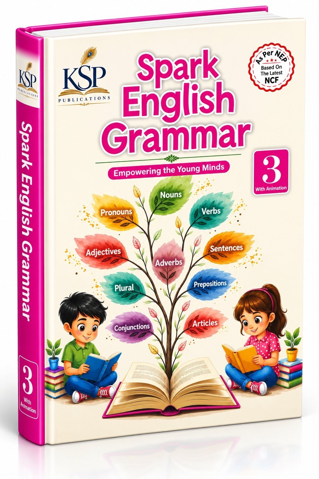 Spark English Grammar Class 3 - New Book - Bookaao