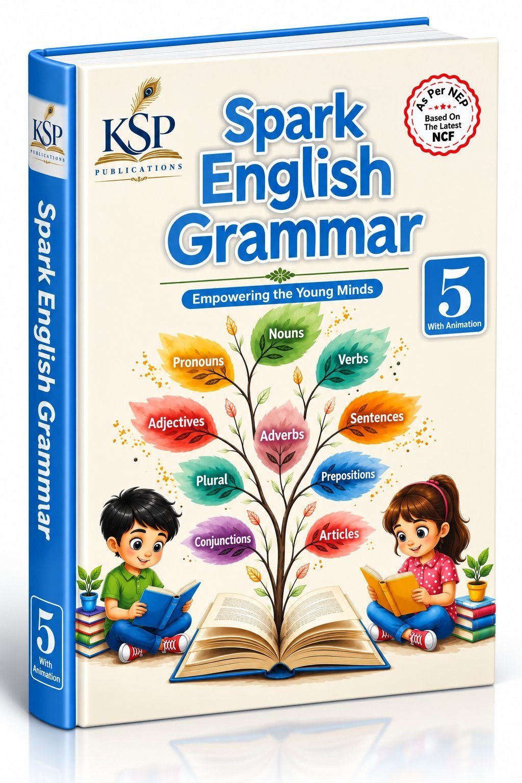 Spark English Grammar Class 5 - New Book - Bookaao