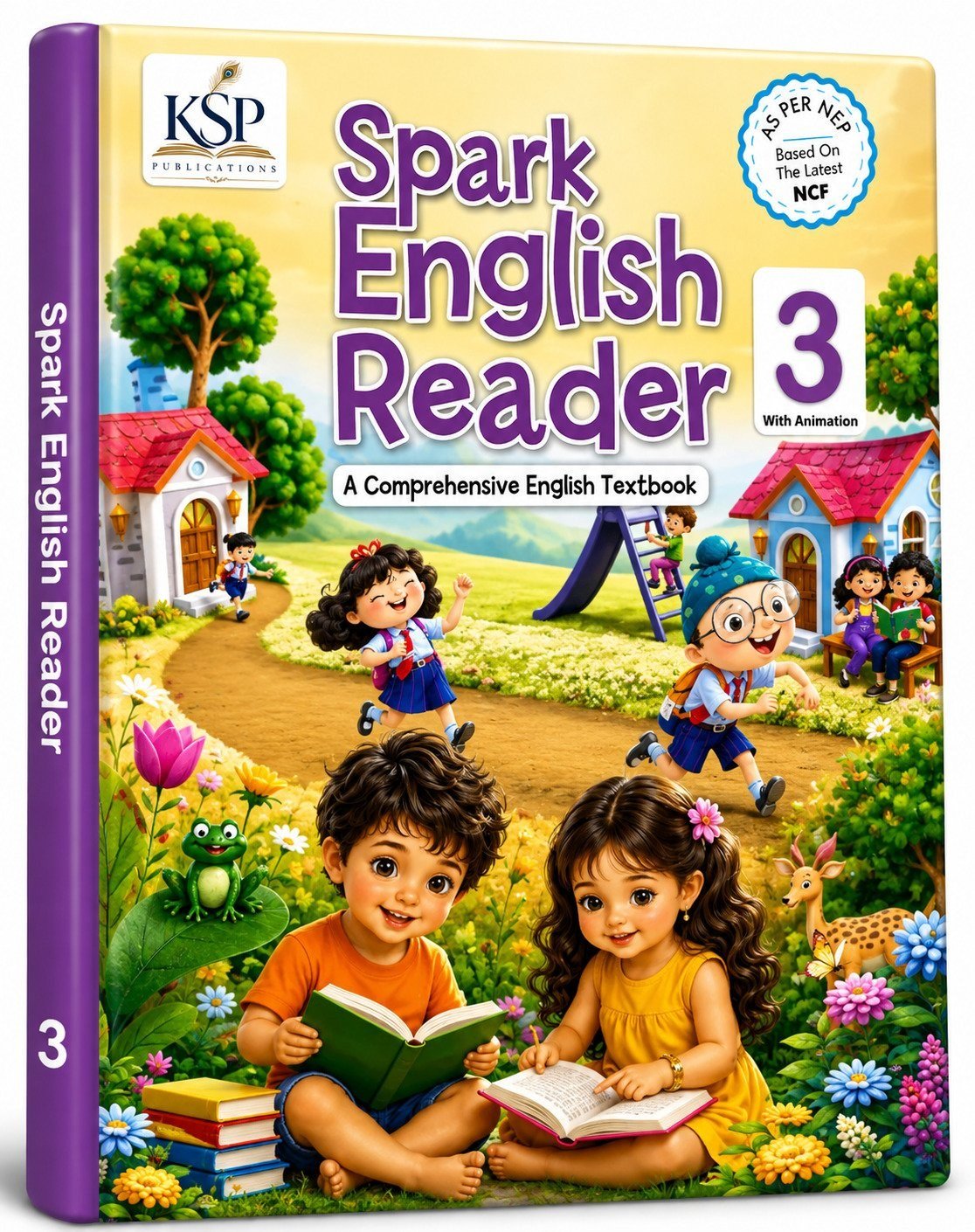 Spark English Reader Class  3 - New Book - Bookaao