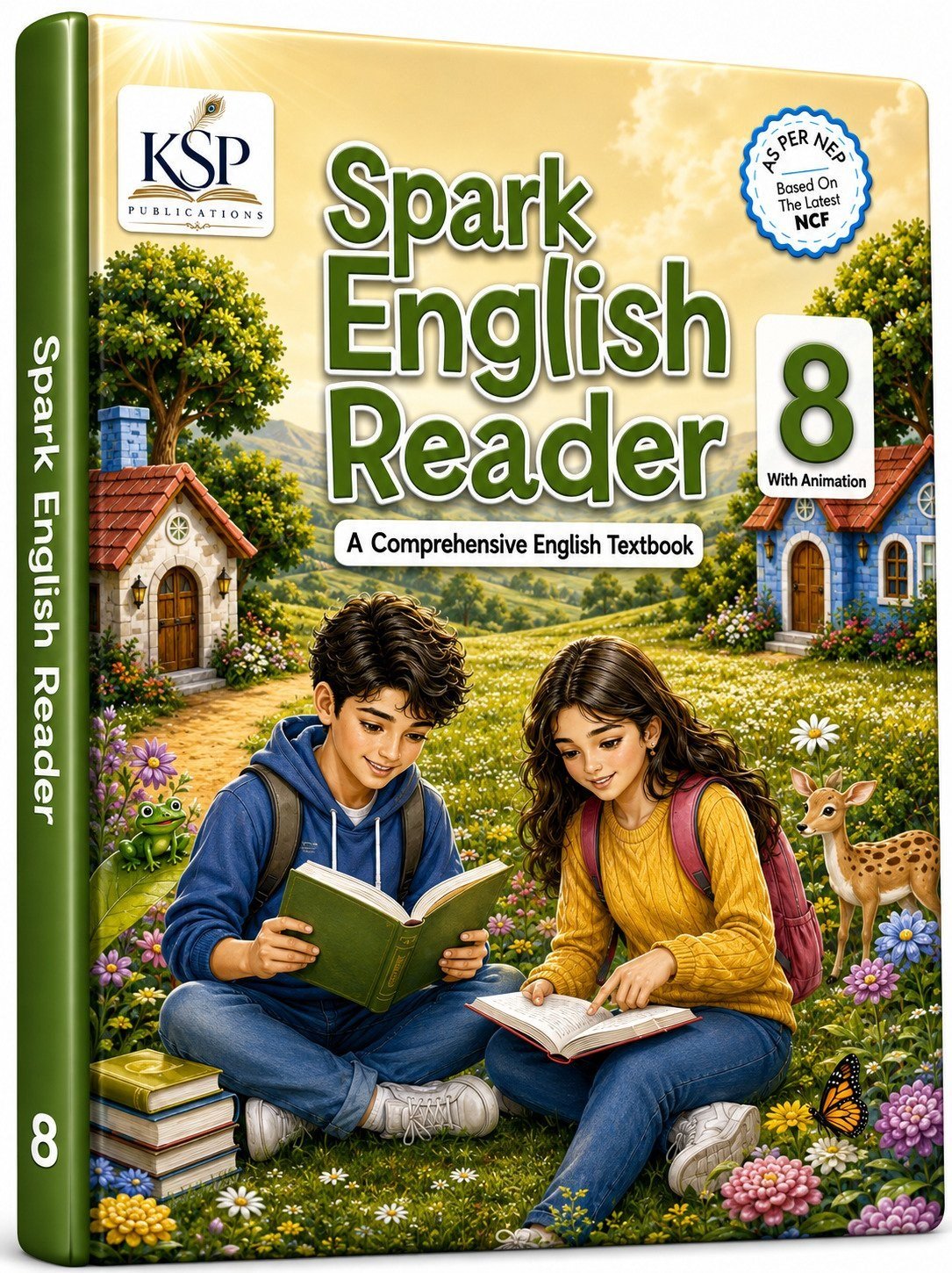 Spark English Reader Class  8 - New Book - Bookaao