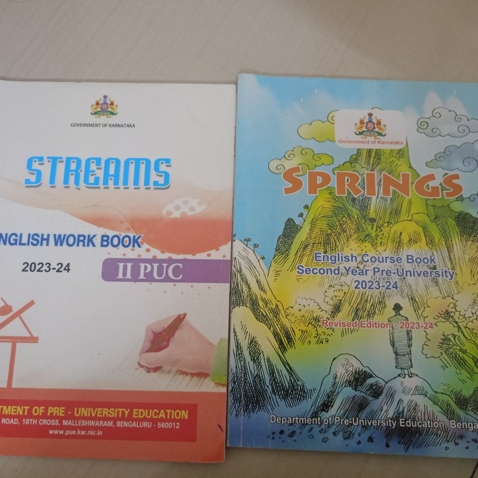 SPRING AND STREAMS ENGLISH BOOK CLASS 12TH - Second Hand - Bookaao