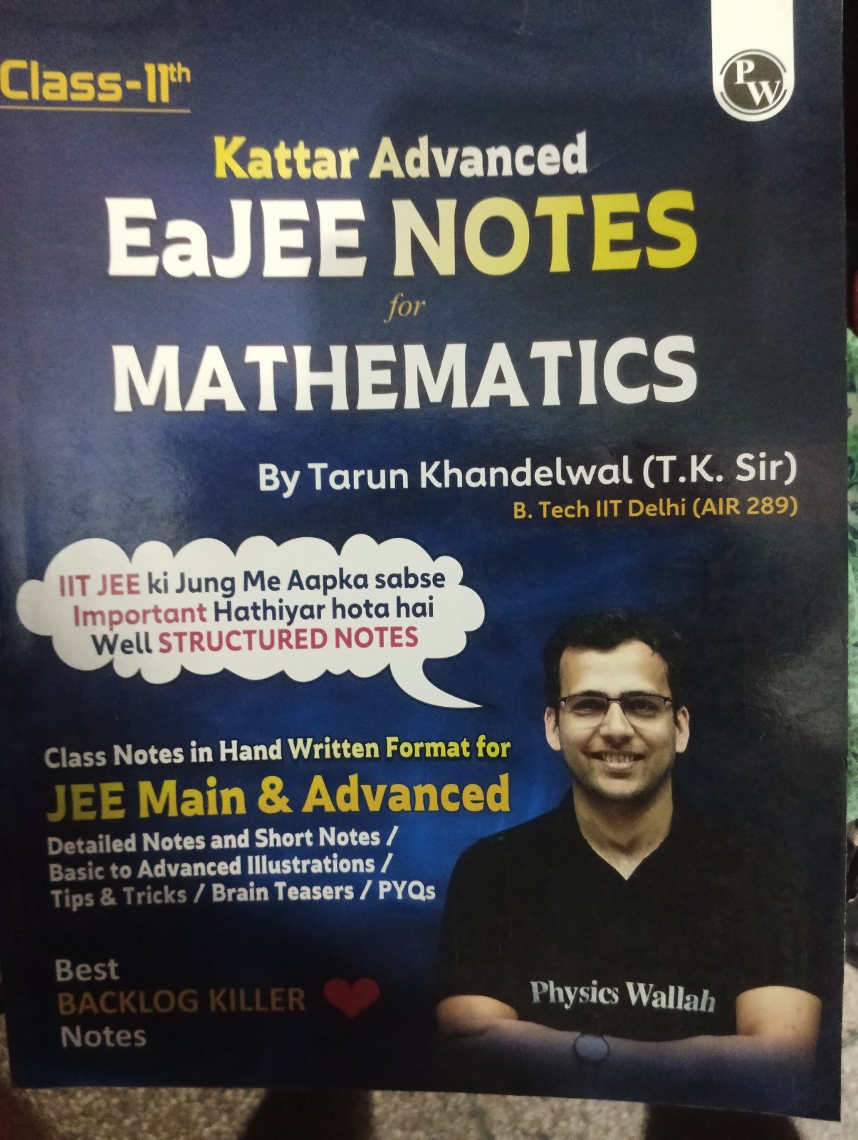Tarun sir eajee notes class 11 mathematics jee - New Book - Bookaao
