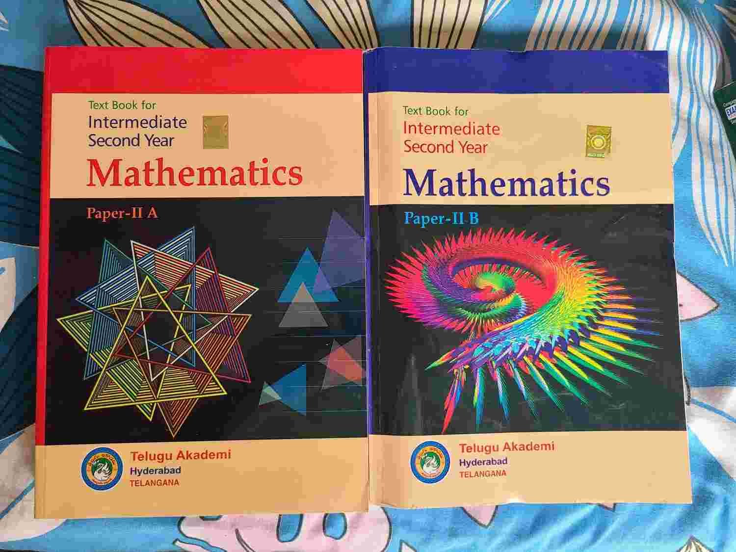 📚 Telangana Inter Maths IIA + IIB Set - 2nd Hand Book - Bookaao