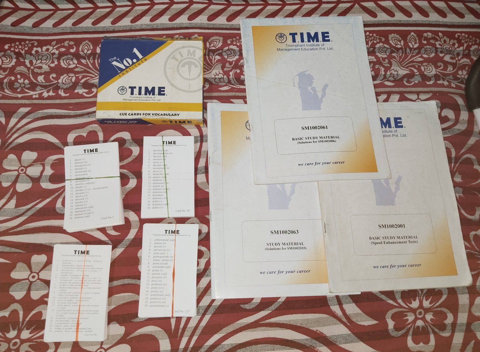 Buy Second Hand TIMES Institute CAT exam study material Full set in EAST BARDHAMAN - Bookaao