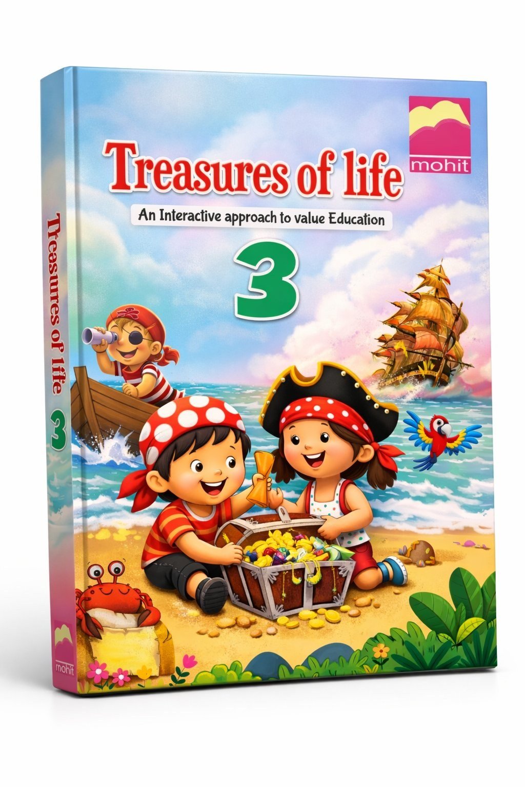 Buy New Treasures of Life  Class  3 in East Delhi - Bookaao