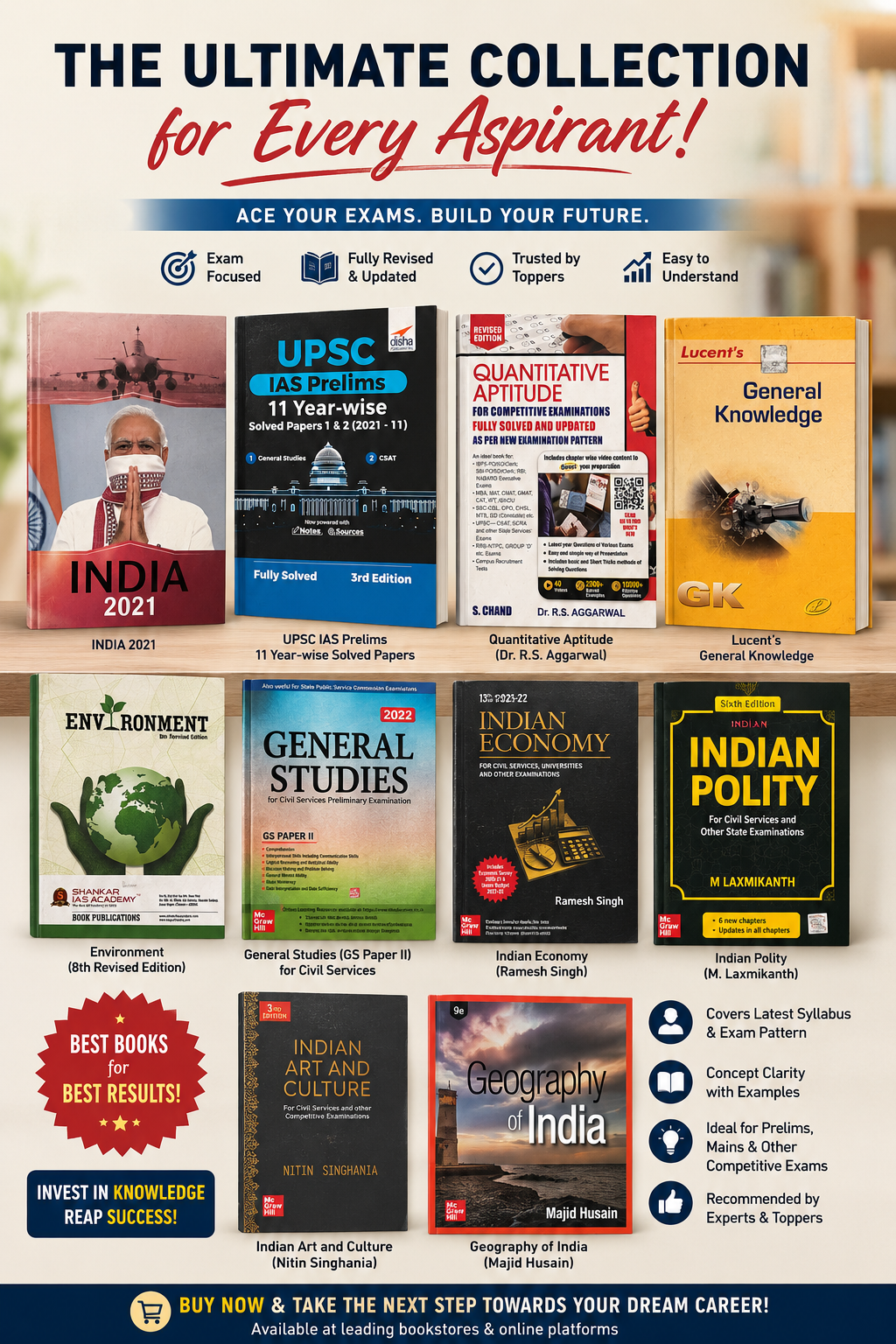 UPSC Preparation Books - New Book - Bookaao