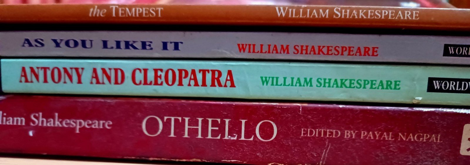 William Shakespeare Plays (Set of 5) - 2nd Hand Book - Bookaao