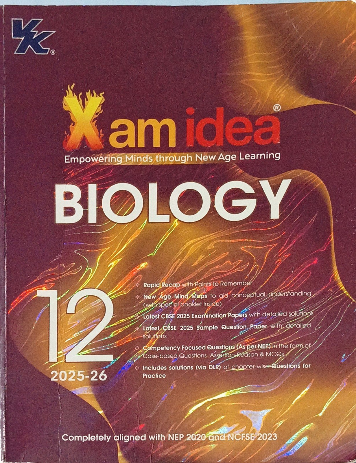 Xam Idea Biology Class 12 (2025-26) CBSE - Second Hand - Bookaao