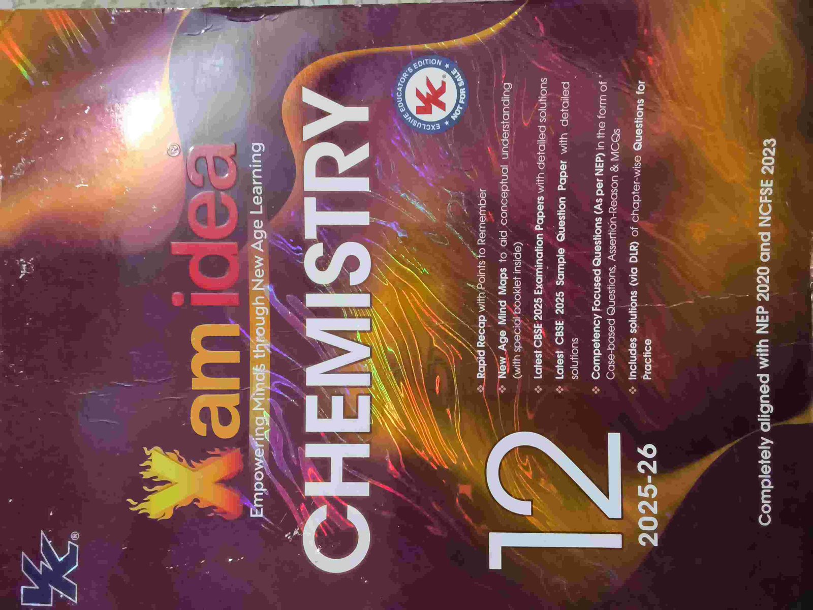 Xam Idea Chemistry Class 12 (Latest 2025-26 ) - Second Hand - Bookaao