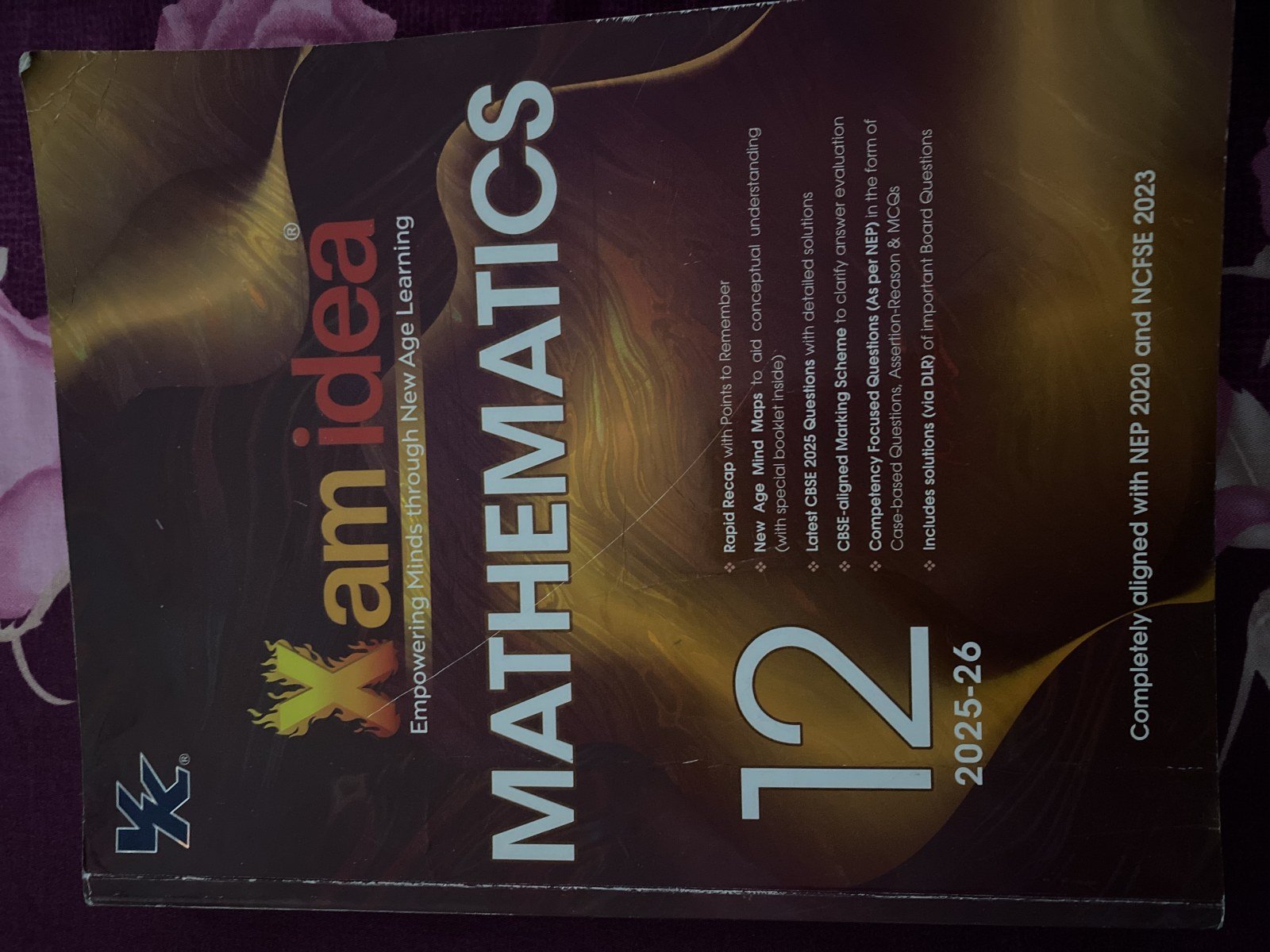 Buy Second Hand Xam idea- Mathematics for class XII in Hyderabad - Bookaao