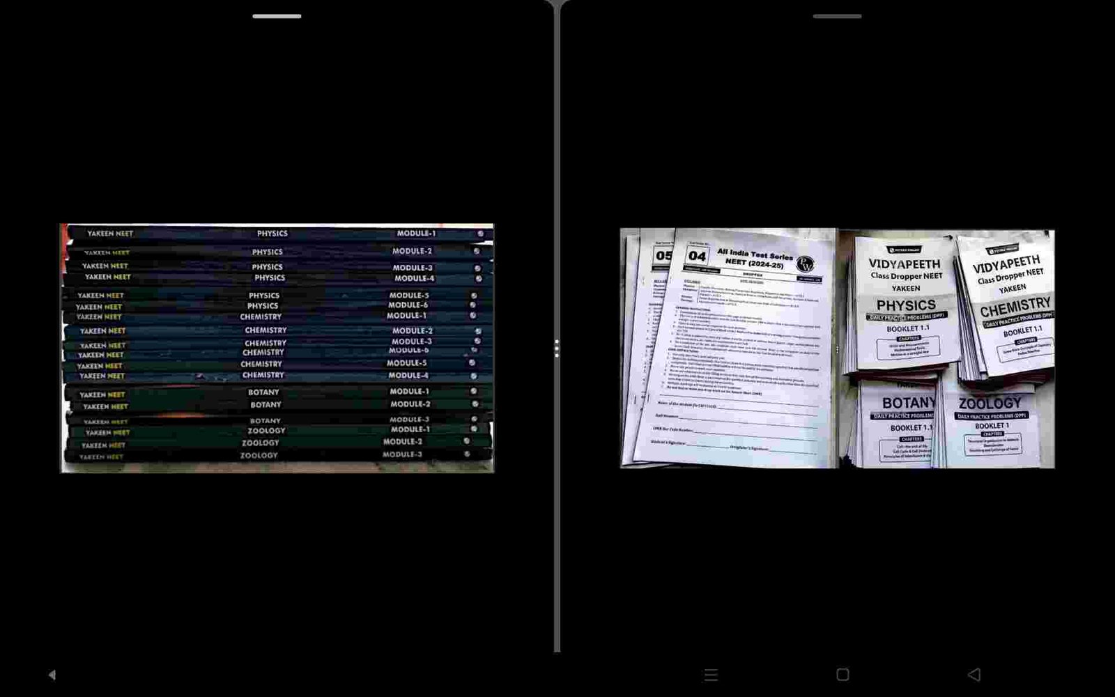 Yakeen NEET Dropper Complete Modules Set + Free DP - Second Hand - Bookaao