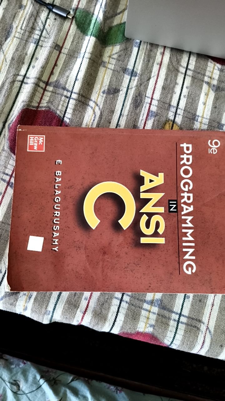 PROGRAMMING IN ANSI C