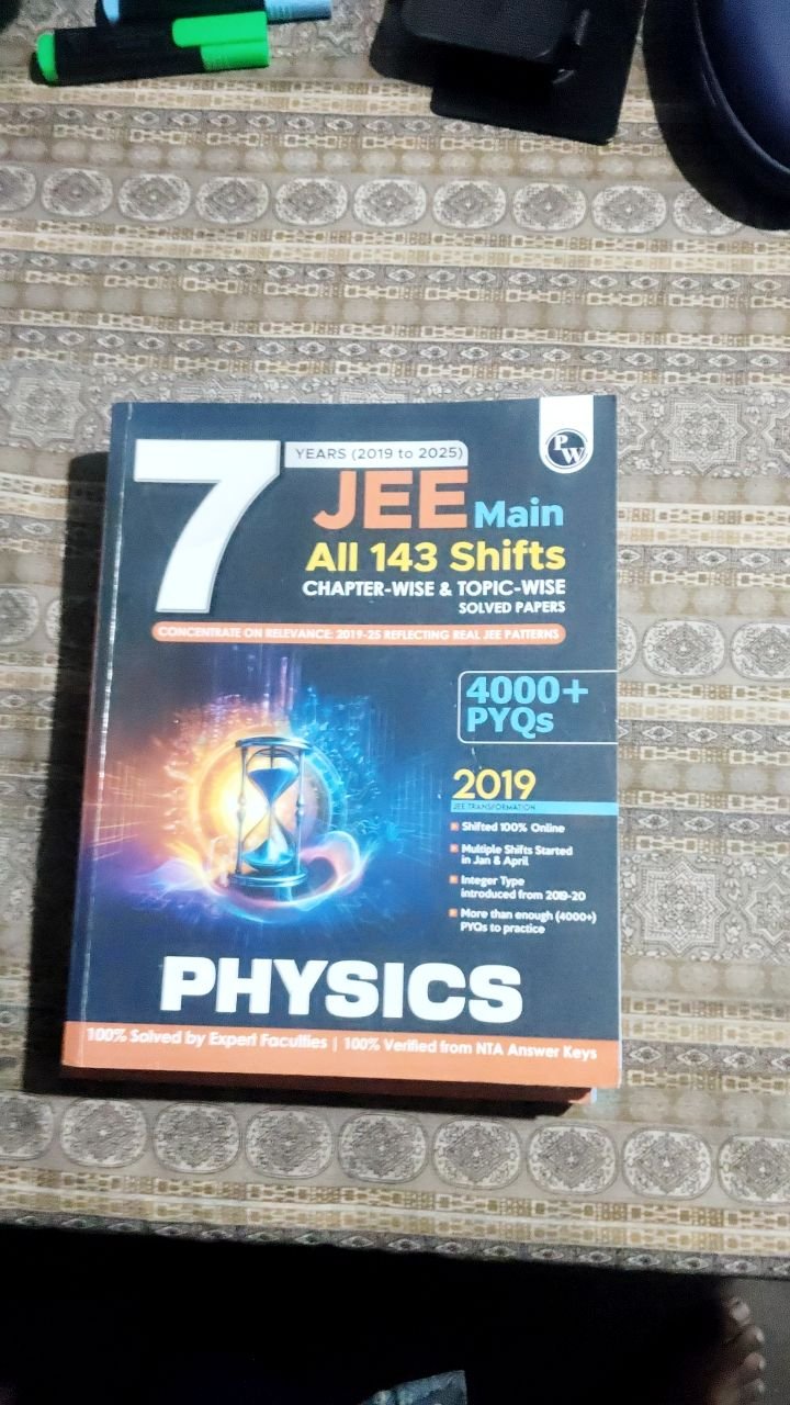 JEE Main Physics Previous Year Questions Chapter-wise Solved Papers (Arihant/Disha)