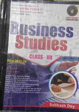 Business studies by Subhash dey - second hand