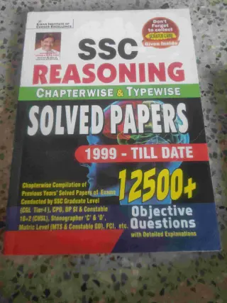 Ssc reasoning chapterwise &typewise