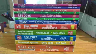 MADE EASY GATE + ESC All PYQs Civil Engineering - second hand