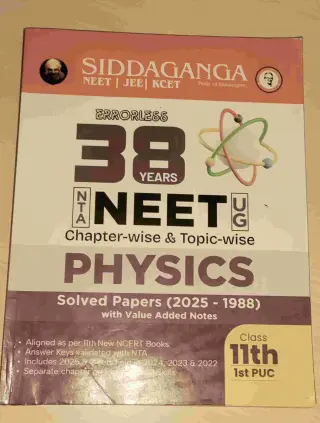 Neet 38 years pyqs physics book