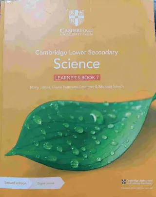Cambridge lower secondary science learner's book 7