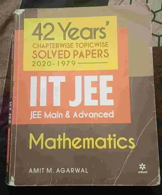 42 Years' Chapter wise solved papers Maths