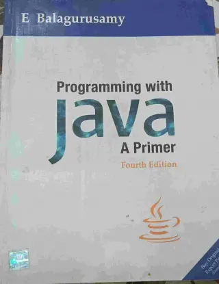 Programming with Java: A Primer (4th Edition)