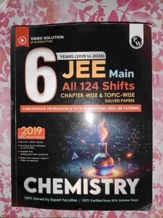 6 YEARS JEE MAIN CHEMISTRY PYQS PW