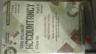 ACCOUNTANCY CLASS 12 BOOKS OF D. K GOEL COMMERCE
