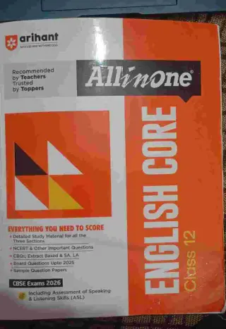 Arihant All in one English Core Class 12 CBSE