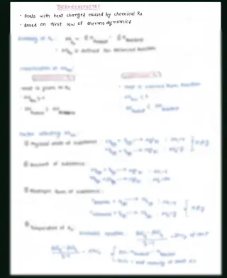 Short notes for revision
