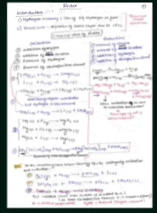 Short notes for revision
