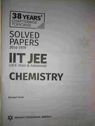 Arihant Chemistry PYQ book
